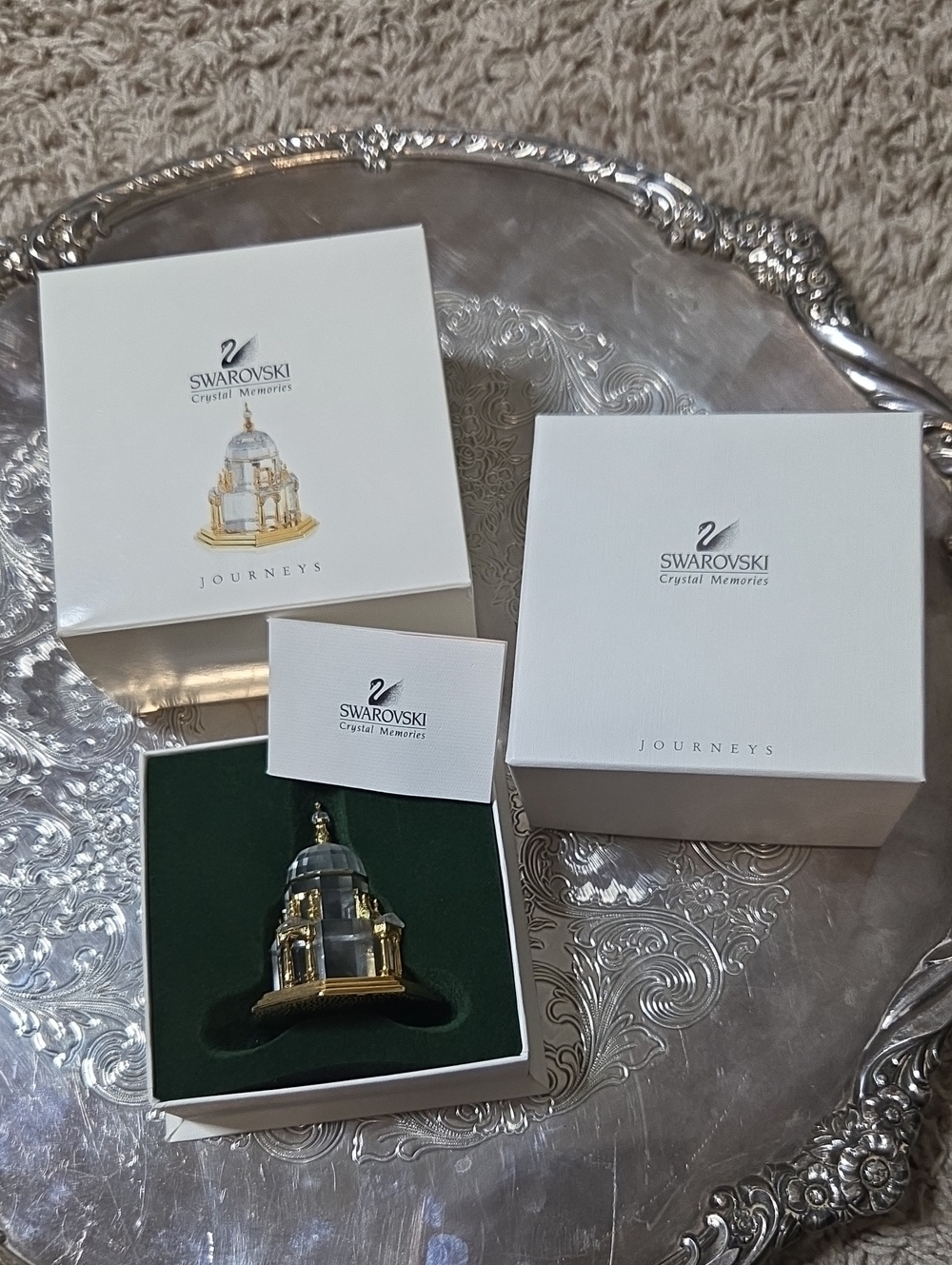 NIB ~ Swarovski Journeys Crystal Cathedral, Rare & Retired